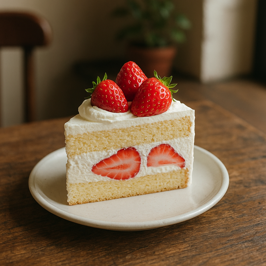 딸기 케이크 카드